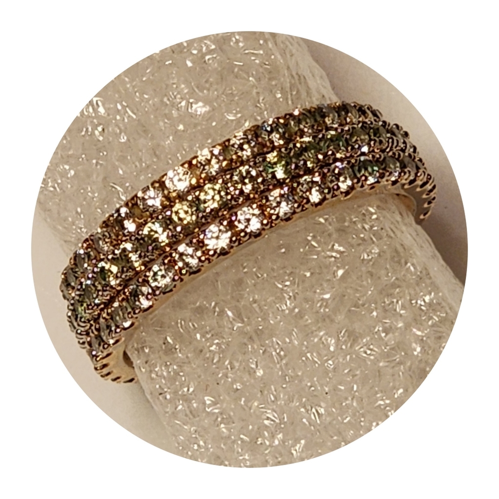 Crystal Rhinestone Ring Stack - image 6